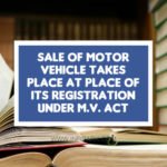 SALE MOTOR VEHICLE REGISTRATION