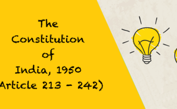 The Constitution of India 1950 Article 213 242