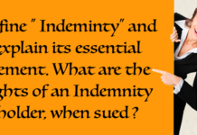 indemnity