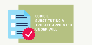 Codicil Substituting A Trustee