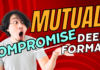 Mutual Compromise Deed Format